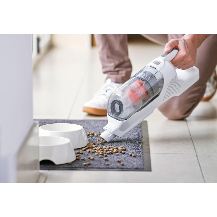 BLACK+DECKER BHFEA515J: Акумуляторний бездротовий пилосос 3-в-1 (18V) з турбощіткою, 2 режими, з насадкою для щілин та зарядним кабелем