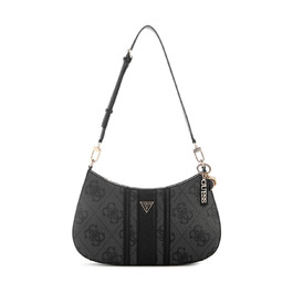 Сумка жіноча Guess Noelle II Top Zip Shoulder Bag Coal Logo - оригінал
