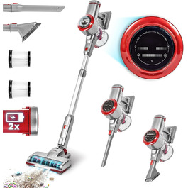 Електричний пилосос Duronic Vc28: бездротовий, акумуляторний, з HEPA-фільтром, 3 швидкості, 50 хв роботи