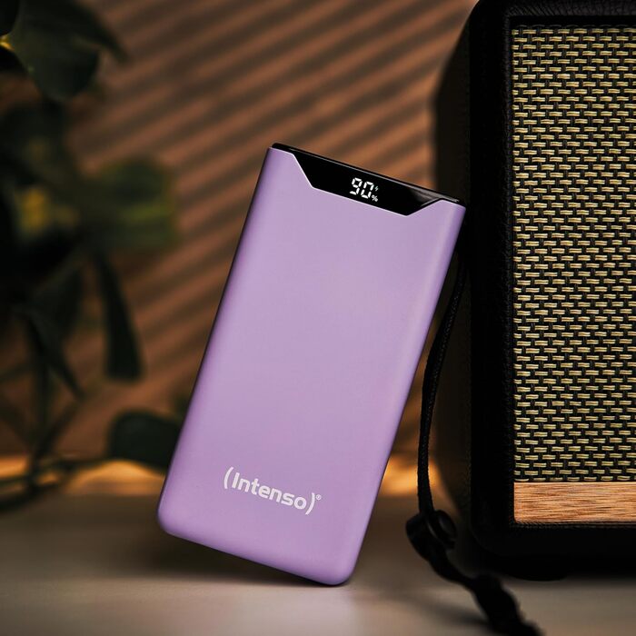 Powerbank Intenso F10000: акумулятор 10000mAh з PD 20W та QC 18W, USB-C та USB-A, жовтий