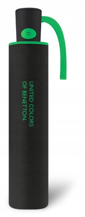Парасолька United Colors of Benetton автоматична, складана, з чохлом, багатоколірна