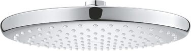 GROHE Vitalio Start 250 Showerhead (water-saving, anti-limescale system, durable surface), chrome, 26815000