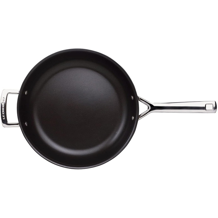 Набір сковорідок Le Creuset з нержавіючої сталі 3-шарової, 2 шт, Ø 24-28 см, сріблястий, для всіх плит (індукція, духовка)