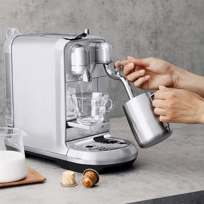 Кавова машина капсульна Sage Nespresso Creatista Plus SNE800BSS, нержавіюча сталь