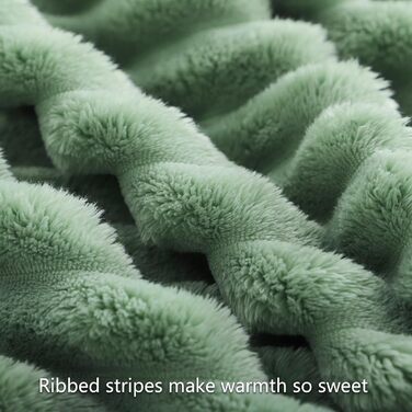 Плед RUIKASI 150x200 см, м'який флісовий плед, зелений колір для вітальні, дивана, декору та відпочинку