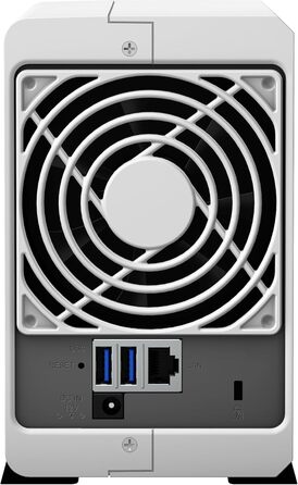 Synology DS223J - 2-байтовий NAS для дому, білий, 0TB