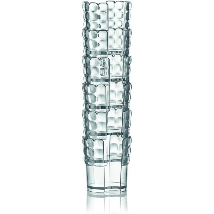 Guzzini - Tiffany, Set of 6 Universal Cup Holders - Transparent, 13.4 x 8 x h16.5 cm - 19970000