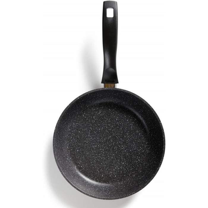 STONELINE Cookware Set Induction, 8-piece cookware set with lids, saucepan set coated with real stone particles, aluminum cast cookware and frying pans suitable for all types of cooktops