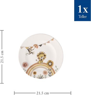 Набір дитячого столового прибору Villeroy & Boch Boho Kids (4 шт.) - нержавіюча сталь, сріблястий/платиновий, придатний для миття в посудомийній машині