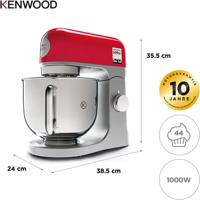 Кухонна машина планетарний міксер KENWOOD kMix KMX750BK (Червоний)