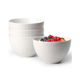 Набір мисок NUTRIUPS 4 шт. для мюслі, супу, салату, десерту, 750 мл, кераміка, підходить для мікрохвильової печі та духовки