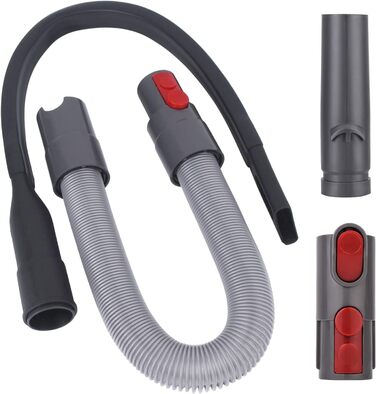 Гнучкий подовжувач-адаптер та плоска щілинна насадка для пилососа Dyson V7/V8/V10/V11/V15, аксесуари для прибирання кутів і щілин