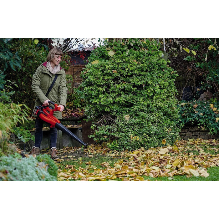 Einhell Cordless Leaf Blower GE-CL 36/230 Li E-Solo Power X-Change (Lithium-Ion, 18 Volt, Suction/Blowing Function, Turbo Switch, incl. Suction Tube + Blowing Tube, without Battery and Charger)