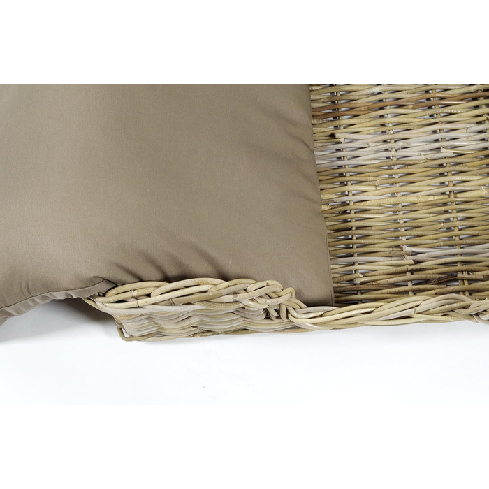 Корзина для собак Kobolo з ротанга з подушкою, 81x62x21 см