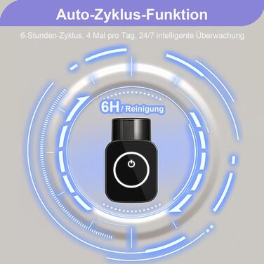 Стерилізатор зубних щіток з УФ-світлом Maxspace, тримач для стаканів, таймер, індикатор (білий)