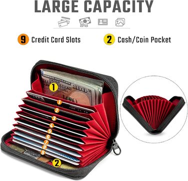 Тактичний гаманець TACTICAL_GEEK PC1 EDC, 11 відділень, нейлон, чорний, кредитні картки