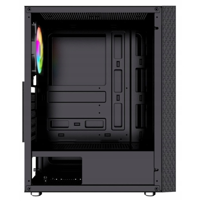 Корпус Gembird CCC-FC-2500 Midi Tower, чорний