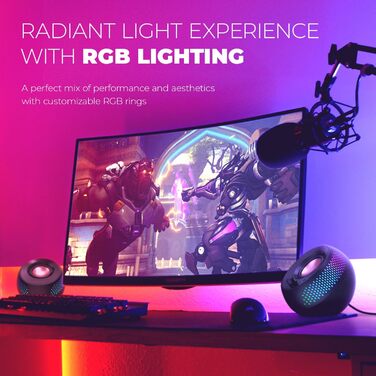 Creative Pebble X 2.0: USB-C колонки з RGB-підсвічуванням, Bluetooth 5.3, 15W RMS для ПК та Mac