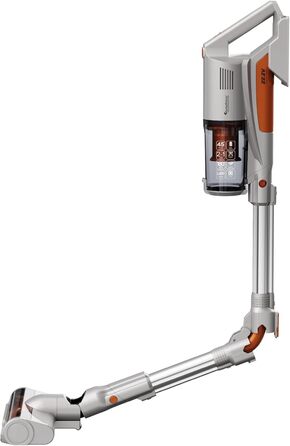 Вертикальний пилосос TurboTronic StormStick 120 Вт з ручним пилососом, фільтр MIF, 5 м кабель, 11 кПа, циклонна технологія, срібний