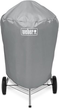 Гриль Weber Compact Kettle 47 см, чорний, кришка, комплект із чохлом для вугільних грилів (57 см), кулеподібний