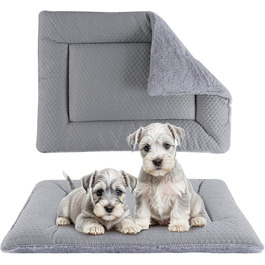Килимок для собак BVAGSS: двосторонній, прохолодний та теплий, для малих, середніх та великих собак, 76x50 см, сірий