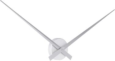 Karlsson Little Big Time Clock, Wall Clock, Aluminium, One Size (Silver)
