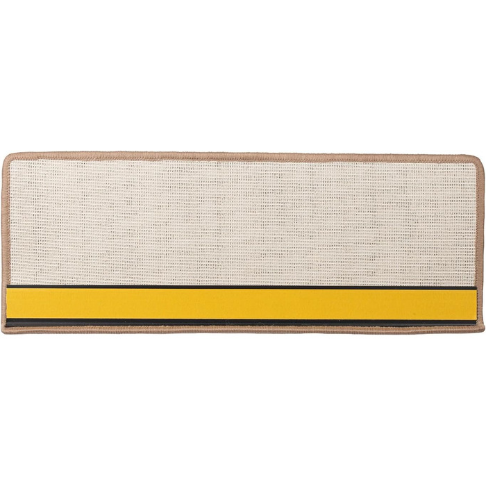 Casa Pura килимки на сходи 15 шт. з антиковзаючою основою та м'яким ворсом | Килимки на сходи напівкруглі, склеювані | 65 x 23,5 x 1,3 см (Sundae) | Килимки на сходи напівкруглі, 15 шт. (Бежевий)