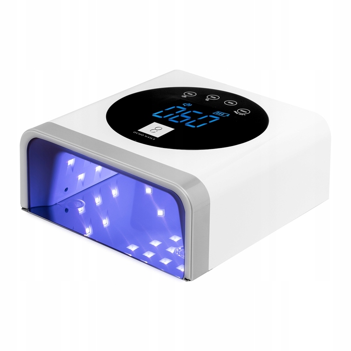 Бездротова UV LED лампа OCHO NAILS X22 72W, біла, з дзеркальним дном