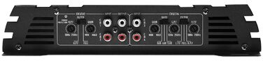 Crunch GPX-1000.4 4-канальний автомобільний підсилювач класу A/B, 4x125 Вт RMS на 2 Ом, 2x250 Вт мостом на 4 Ом, Bass Boost, фільтри HPF/LPF, RCA, 12V, Car HiFi