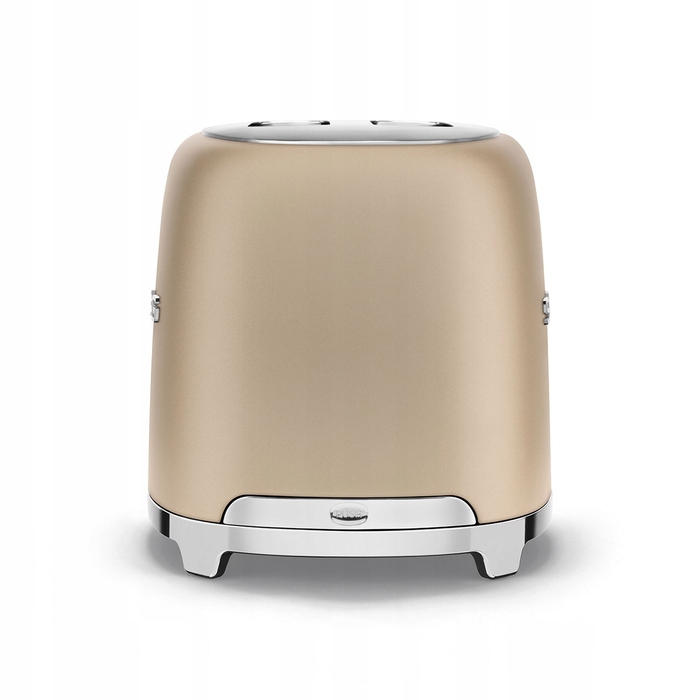 Тостер Smeg TSF01CHMEU, жовтий/золотистий, 950 Вт