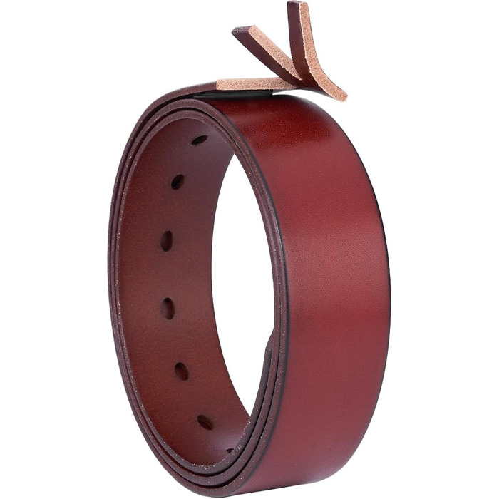 Чоловічий шкіряний ремінь BELTER, 38 мм, для джинсів, з подарунковою коробкою, розмір L (105 см), колір коричневий