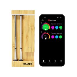 MEATER Pro Duo: Розумний термометр для м'яса | Висока термостійкість 550°C | Велика дальність | Сертифікована точність | Для BBQ, духовки, гриля, коптильні, фритюрниці | 50+ рецептів в додатку