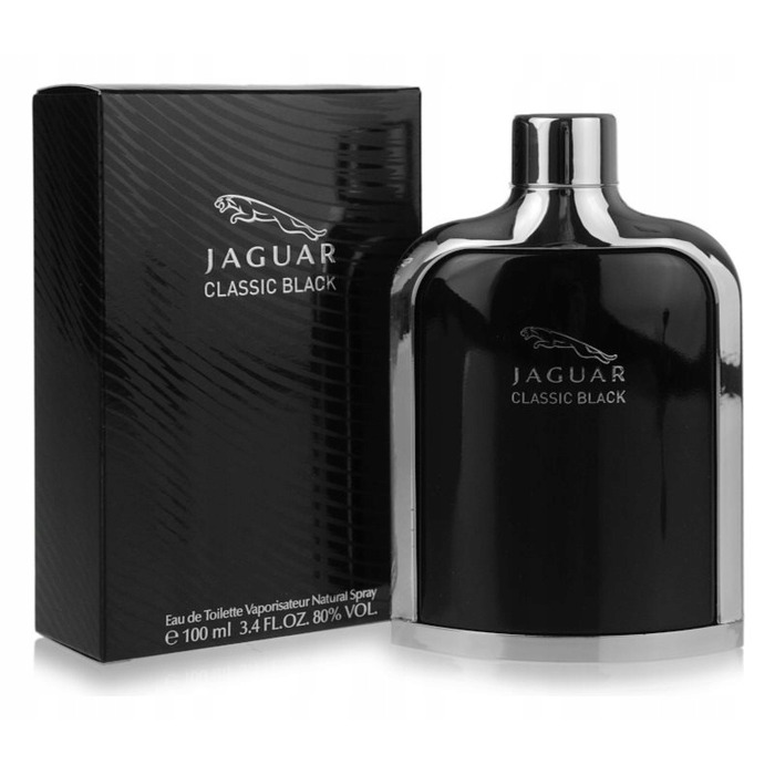 Туалетна вода Jaguar Classic Black, 100 мл, деревна
