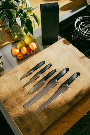 Набір ножів у підставці Fiskars Control, 5 предметів