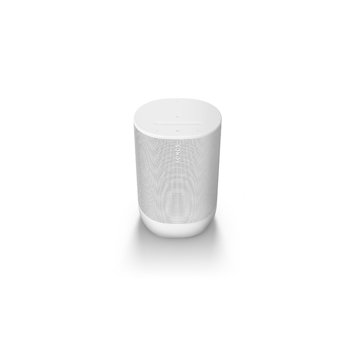 Sonos Move 2 – Портативна бездротова колонка з Wi-Fi, Bluetooth, Alexa, 24 год роботи, біла