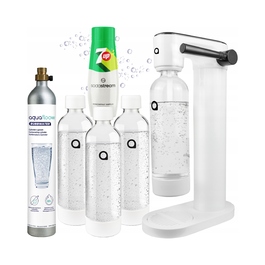 Сифонізатор для газування води SodaStream з сиропом 7UP та 3 пляшками, балон CO2