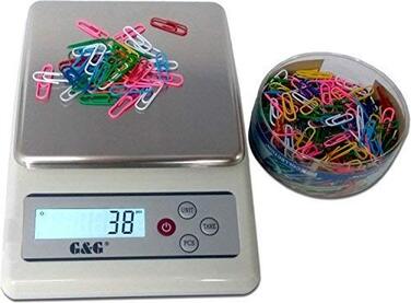 Кухонні ваги G&G KF6K: цифрова вага, 6 кг / 0.1 г, з автоматичним вимкненням, з живленням від мережі та батарейок