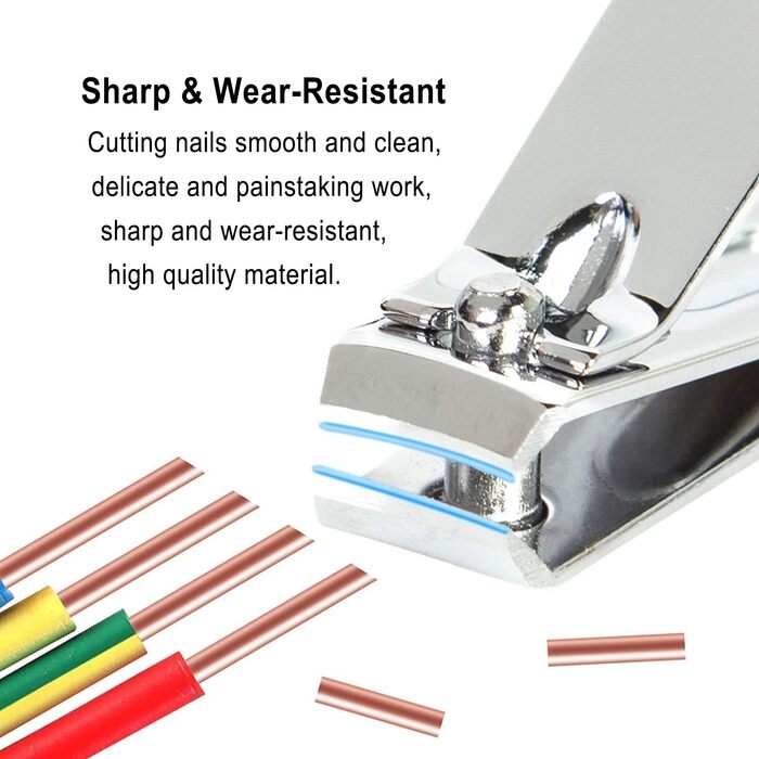 Набір для манікюру та педикюру Fenlebenil: базовий комплект для догляду за нігтями (фіолетовий)