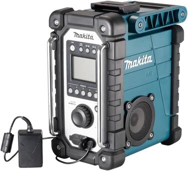 Радіо для будівельного майданчика Makita DMR112 з DAB+ та Bluetooth (7,2 В - 18 В, без акумулятора, без зарядного пристрою)