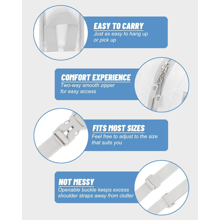 Чоловіча/Жіноча нагрудна сумка-слінг, поясна сумка, водонепроникна, для подорожей, спорту, повсякденного використання, біла