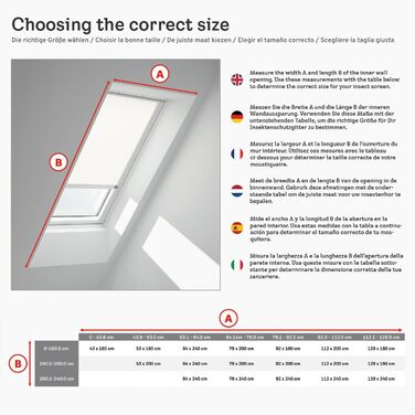 VELUX Original Insect Screens - Weather-resistant, compatible with a roof window cutout width of 923-1120 mm and length 0-2000 mm - Aluminum mesh ZIL SK06 0000SWLD, Black