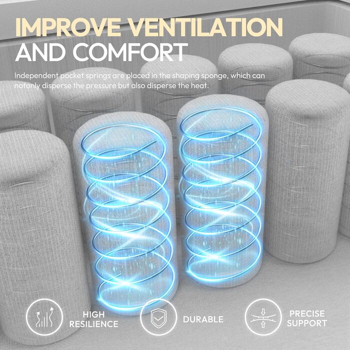 Ігровий крісло Dowinx з масажем та підігрівом, дихаюча спинка, регульована підставка для ніг, підтримка спини та шиї (Білий)