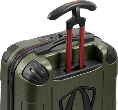 Чемодан валіза з полікарбонату Traveler's Choice Maxporter II з спін-колесами, 22 дюйми, темно-зелений
