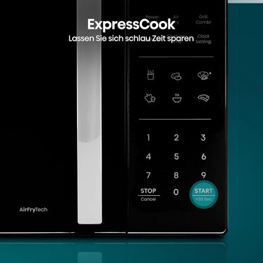 Мікрохвильова піч Hisense H23MOBS5HC 23 л, 900 Вт, AirFry, 4 в 1, чорна