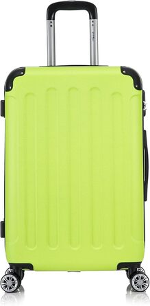 Набір валіз Flexot® F-2045 (3 шт.) з твіринговими колесами, ручна поклажа, 16 кольорів, бордовий кейс, валіза-троллей, набір валіз з твердим корпусом