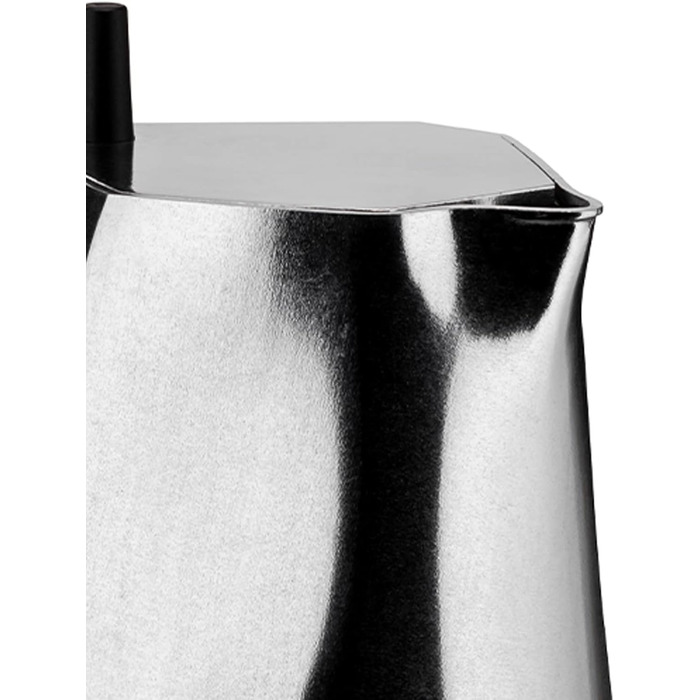 Еспресо-машина Alessi MT18/6 Ossidiana, нержавіюча сталь, алюміній, 8 x 23.5 x 11.5 см