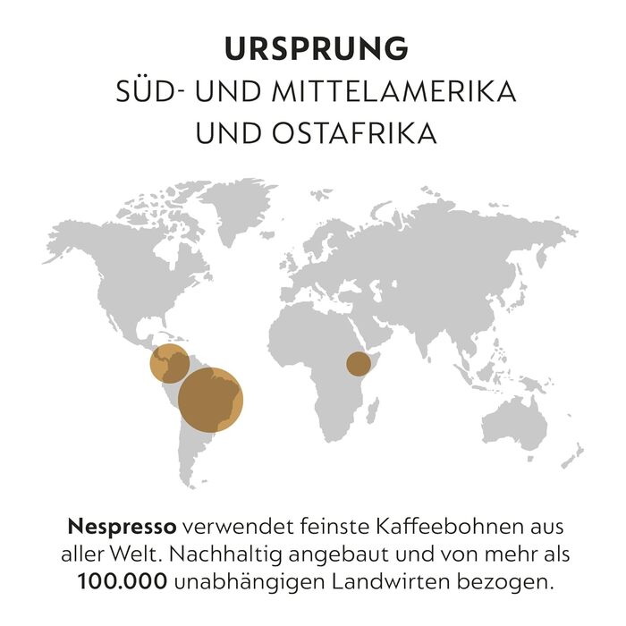 Кава Nespresso Volluto Decaffeinato без кофеїну, 50 капсул (5x10)