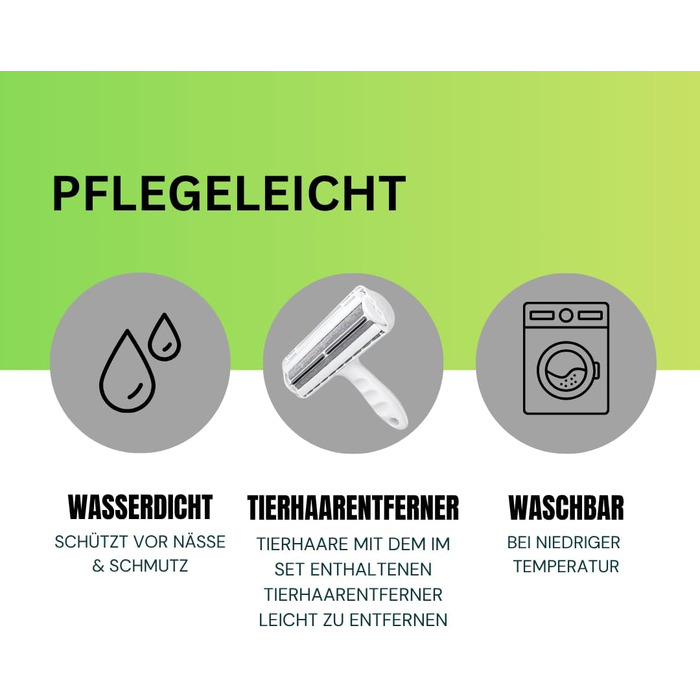Ортопедичне ліжко для собак ZURMATRADE з Memory Foam – миється, неслизьке, зручне – для великих та маленьких собак – сірого кольору, видалення шерсті L (89x63,5x16,5 см)