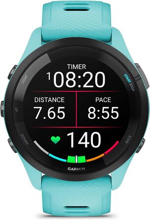 Garmin Forerunner 265 чорний/світло-сірий (46 мм, Aqua та чорний) - GPS годинник для бігу