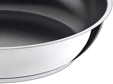 WMF Durado Induction Nonstick Fry Pan - 28cm Cromargan Stainless Steel with Ceramic Coating, Oven-Safe